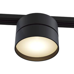 Maytoni - Faretto Per Binario Tondo Onda In Metallo 18W Nero 1 Luce Calda