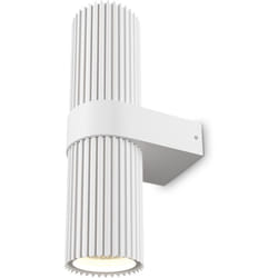 Applique Da Parete Moderno Dynamics Alluminio Bianco 2 Luci Gu10 50W