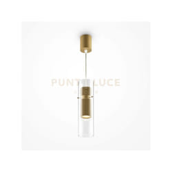 Maytoni - sospensione dynamics armatura oro con 1 diffusore in vetro
