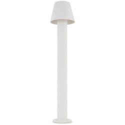 Lampada Da Terra Moderna Da Esterno Metallo Bianco Luce Led 5W Ip65