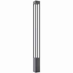 Collezione Outdoor L'ELEGANZA, ANCHE IN GIARDINO Lampada da Terra per esterno Moderno Elbe luce 20W corpo in Metallo Grafite ...