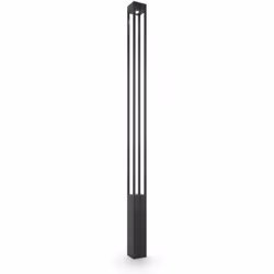 Collezione Outdoor L'ELEGANZA, ANCHE IN GIARDINO Lampada da Terra per esterno Moderno Elbe luce 25W corpo in Metallo Grafite  ...