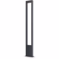 Collezione Outdoor L'ELEGANZA, ANCHE IN GIARDINO Lampada da Terra per esterno Moderno Bonn luce 20W corpo in Metallo Grafite  ...