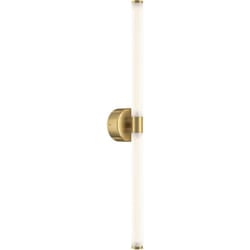 Applique Da Parete Moderno Axis Alluminio Oro Luce Led 16W