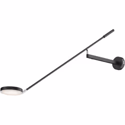 Collezione Fad LA LUCE CHE TI SEGUE Applique - Lampada da Parete Moderno Fad 1 luce Led 6W armatura in Metallo Nero 3000KI P2 ...