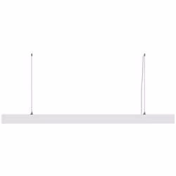 Collezione Basis CREA L'ATMOSFERA PERFETTA Lampadario a Sospensione Moderno BASIS corpo in Alluminio Bianco luci Led Integrat ...