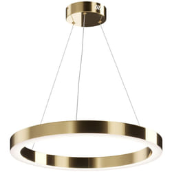 Maytoni - Lampadario a Sospensione Moderno Saturno Acciaio Ottone 1 Luce Led 45W