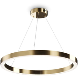 Saturno Moderna plafoniera led a sospensione integrata in ottone, 4200lm, 4000K - Maytoni