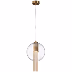 Collezione Flusso ELEVA IL TUO SPAZIO CON L'ELEGANZA La sospensione contemporanea è un elegante pezzo di illuminazione che co ...