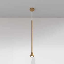 Maytoni - Lampadario a Sospensione Moderno Arrow Metallo Oro 1 Luce Gu10 40W