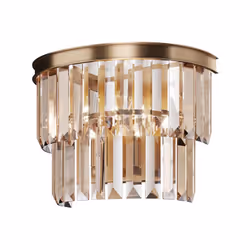 Collezione Revero CONTEMPORANEITÀ E STILE UNICO Applique Contemporanea serie Revero con struttura in Metallo colore oro, 1 lu ...