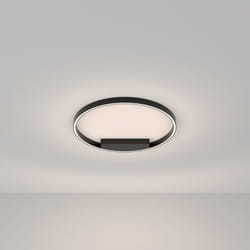 Maytoni - Lampadario a Sospensione Moderno Rim Alluminio Nero 1 Led 37W