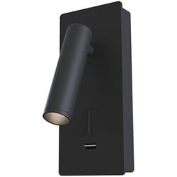 Maytoni - Applique Da Parete Moderno Mirax Metallo Nero Luce Led Integrato 3W