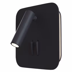 Collezione Ios 176 IL FLUSSO LUMINOSO SU MISURA PER TE Applique - Lampade da Parete Moderno Ios 176 corpo in Alluminio Nero l ...