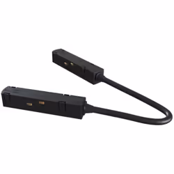 Collezione Accessories For Tracks S35 CONNETTITI CON L'ESSENZIALE Il connettore ad angolo con cavo per binario in plastica ne ...