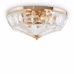 Maytoni MOD094CL-06G, 6 lampadina(e), E14, IP20, Oro, Trasparente
