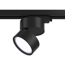 Maytoni - Faretto Per Binario Tondo Orientabile Onda In Metallo 12W Nero 1 Luce Naturale