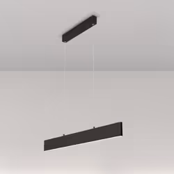 Collezione Step CREA L'ATMOSFERA PERFETTA Lampadario a Sospensione Moderno Step corpo in Metallo Nero luci Led Integrato 23W ...