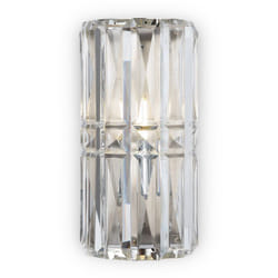 Maytoni - Applique Contemporanea Facet Metallo Cromo 1 Luce Diffusore Vetro