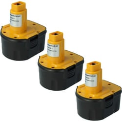 3x Batteria compatibile con Rems macchina per la pressatura con batteria 12V ni-cd / ni-h attrezzi da lavoro (2000mAh, 12V, NiMH) - Vhbw