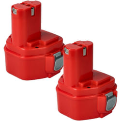 Vhbw - 2x Batteria compatibile con Makita 4013DZ, 4191D, 4191DWA, 4191DWAE, 4191DWD, 4191DZ, 4331D, 4331DWAE attrezzi da lavoro (3000mAh NiMH 12V)