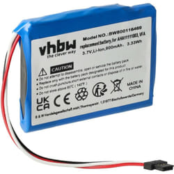 Vhbw - batteria compatibile con TomTom 4EN62.4EN6.001.02 navigatore gps (900mAh, 3,7V, Li-Ion)