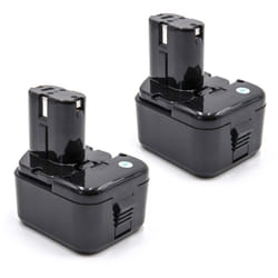 vhbw 2x batteria compatibile con Hitachi WH12DMR2, WH 12DMR2, WP12DA, WP 12DA, WR12DAF attrezzi da lavoro (2100 mAh, NiMH, 12 V)