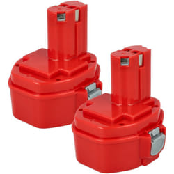 Vhbw - 2x batteria compatibile con Makita 6236DWBE, 6233DWBE, 6237D, 6236DWDE, 6237DWDE, 6233D, 6233DWAE utensile elettrico (3000 mAh, NiMH, 14,4 v)
