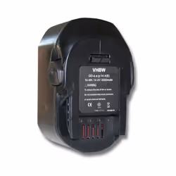 vhbw - the clever way - Batteria ricaricabile di ricambio, compatibile e di alta qualità, ad alta capacità, per strumenti da  ...