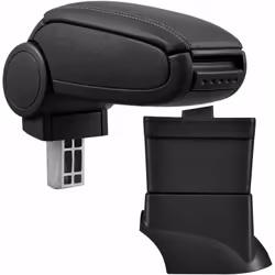 Bracciolo console centrale per: Fiat 500 (anno di costruzione 2007-2017) Materiale: Similpelle Colore: nero con cuciture nere ...