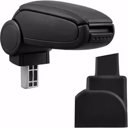 Bracciolo console centrale per: Opel Zafira A (anno di costruzione 1999–2005) Materiale: Similpelle Colore: nero con cuciture ...