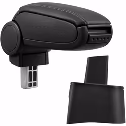 Bracciolo console centrale per: Seat Ibiza Tipo 6L anno di costruzione 2002-2008 (3-/5-porte) Materiale: Similpelle Colore: n ...