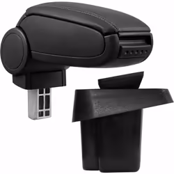 Bracciolo console centrale per: Suzuki SX4 + Fiat Sedici a partire dell 2006 Materiale: Similpelle Colore: nero con cuciture ...