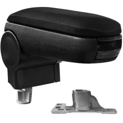 Pro.tec - Bracciolo centrale - Poggiabraccio con vano portaoggetti - imbottito - in tessuto - nero - Volkswagen Passat B5 (1996-2000)