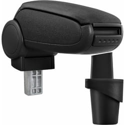 Pro.tec - Bracciolo centrale - Poggiabraccio con vano portaoggetti - imbottito - in tessuto - nero - vw Touran / Caddy