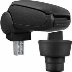 Pro.tec - Bracciolo centrale - Poggiabraccio con vano portaoggetti - imbottito - in tessuto - nero - bmw Mini (1. generazione / 2001-2006)