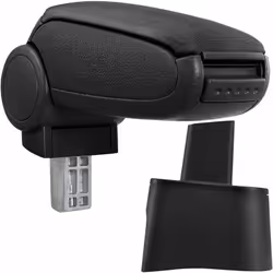 Bracciolo console centrale per: Seat Ibiza Tipo 6L anno di costruzione 2002-2008 (3-/5-porte) Materiale: con rivestimento in  ...