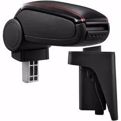 Bracciolo console centrale per: Audi A3 S3 8P - anno di costruzione 2004-2010 Materiale: Similpelle Colore: nero con cucitura ...