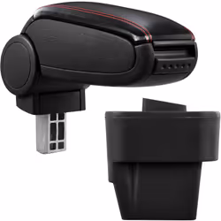Bracciolo console centrale per: Opel Astra H 2004–2010 (Avvertenza: Non e adatto per veicoli che hanno nella parte posteriore ...