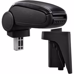 Bracciolo console centrale per: Audi A3 S3 8P - anno di costruzione 2004-2010 Materiale: Similpelle Colore: nero con cucitura ...