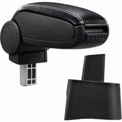 Bracciolo console centrale per: Seat Ibiza Tipo 6L anno di costruzione 2002-2008 (3-/5-porte) Materiale: Similpelle Colore: n ...