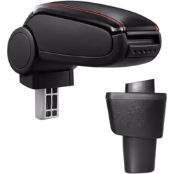 Bracciolo console centrale per: Hyundai i10, seconda generazione a partire dal 11/2013 Materiale: Similpelle Colore: nero con ...