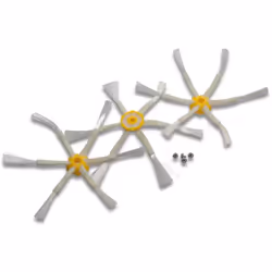 vhbw - the clever way Spazzole laterali compatibili per robot aspirapolvere - Ideale come ricambio per le spazzole usurate de ...