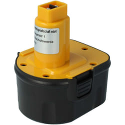 vhbw 1x batteria compatibile con Black & Decker Q100, Q120, PS3550, PS3550K, PS3500, PS3525, PS1200K, PS350 utensile elettrico (2000 mAh, NiMH, 12 V)