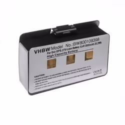 vhbw - the clever way - Batteria ricaricabile di ricambio, compatibile e di alta qualità, ad alta capacità, per dispositivo d ...