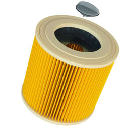 1x filtro a pieghe piatte compatibile con Kärcher a 2003, a 2004, a 2024 pt, a 2054 Me, a 2101, a 2204, a 2204 af, a 2206 x, a 2236 x aspirapolvere