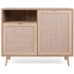 Credenza Bali 01A Rovere Sonoma e Stampa Canna Finori
