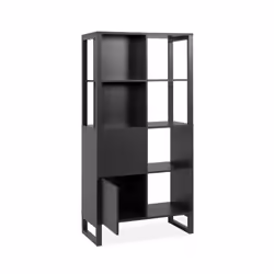 Credenza a giorno bifacciale Sumatra20A colore antracite - Vista aggiuntiva 2