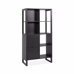 Credenza a giorno bifacciale Sumatra20A colore antracite - Vista aggiuntiva 3