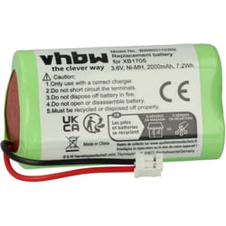 Vhbw - 1x batteria compatibile con Euro Pro Shark V1705i, V1705 home cleaner (2000mAh, 3,6V, NiMH) - Sostituisce XB1705